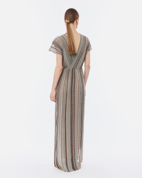 Vestido comprido de malha Nenette