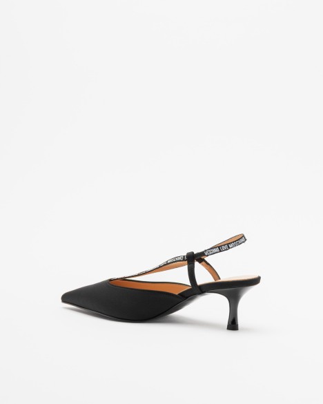 Sapato aberto atr�s Love Moschino