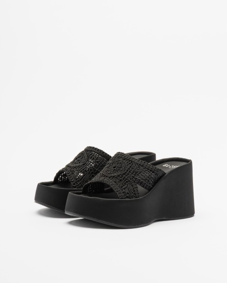 Gloss Platform clogs