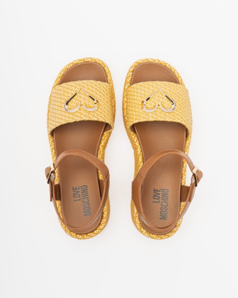 Plateausandalen Love Moschino