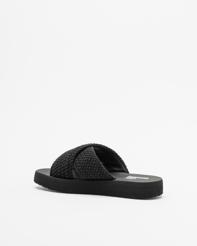 Chinelos de plataforma Love Moschino