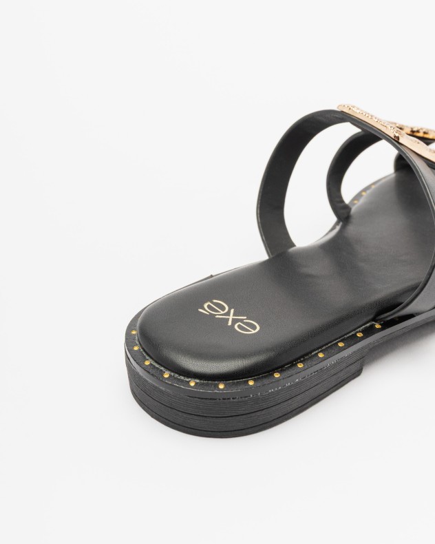 Sandales plates Ex�