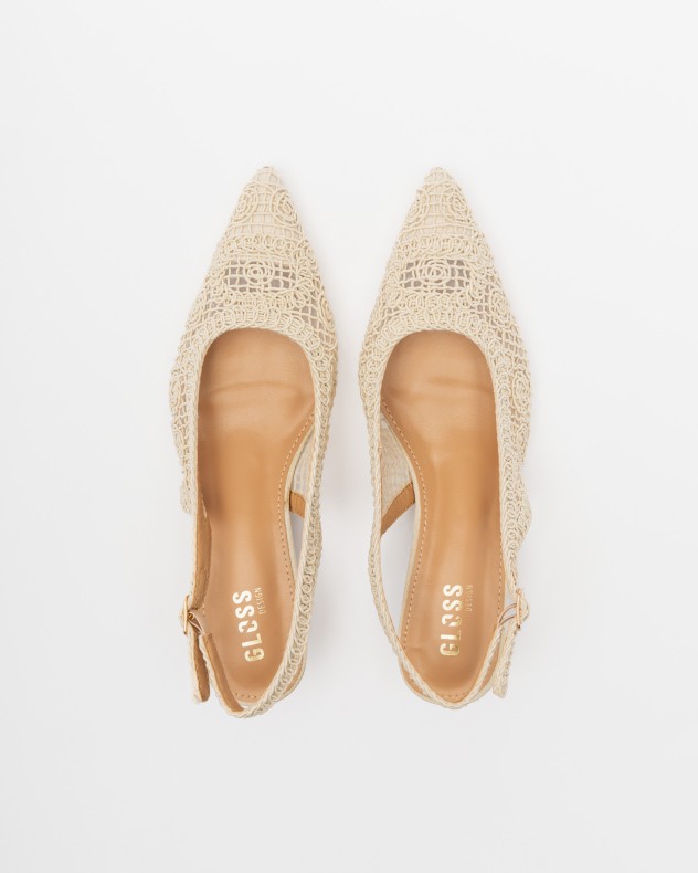 Gloss Slingback shoe