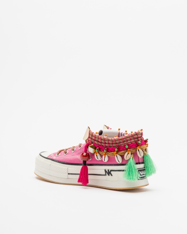 Sapatilhas de plataforma Nan-Ku Couture