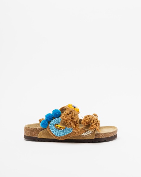 Sandalias planas Nan-Ku Couture