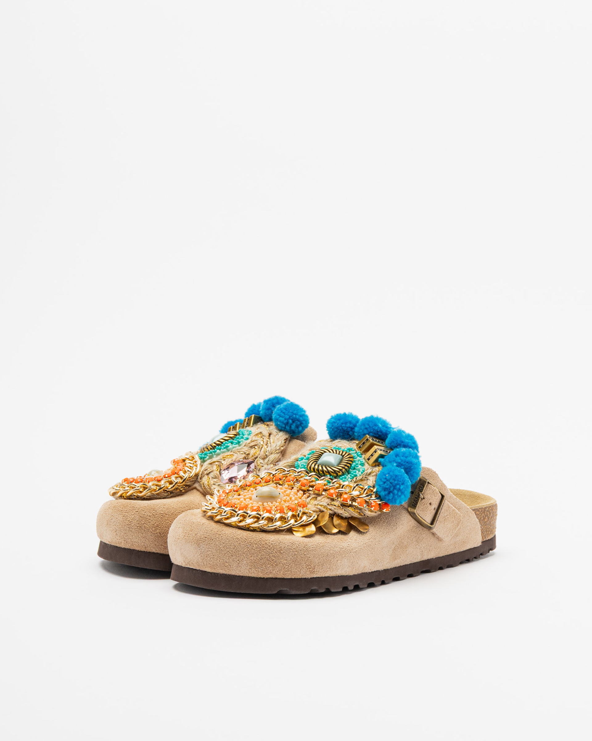 Flache Clogs Nan-Ku Couture