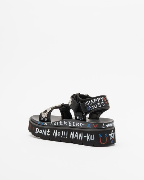 Sand�lias de plataforma Nan-Ku Couture