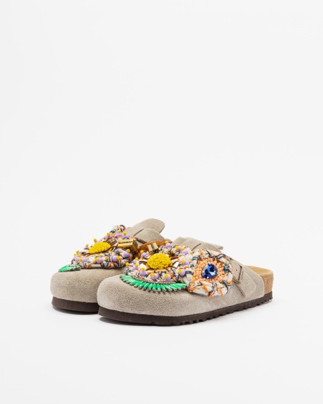 Nan-Ku Couture Clogs