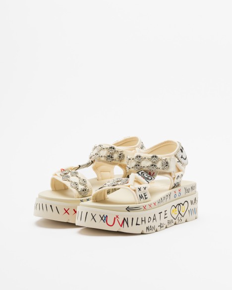 Sand�lias de plataforma Nan-Ku Couture