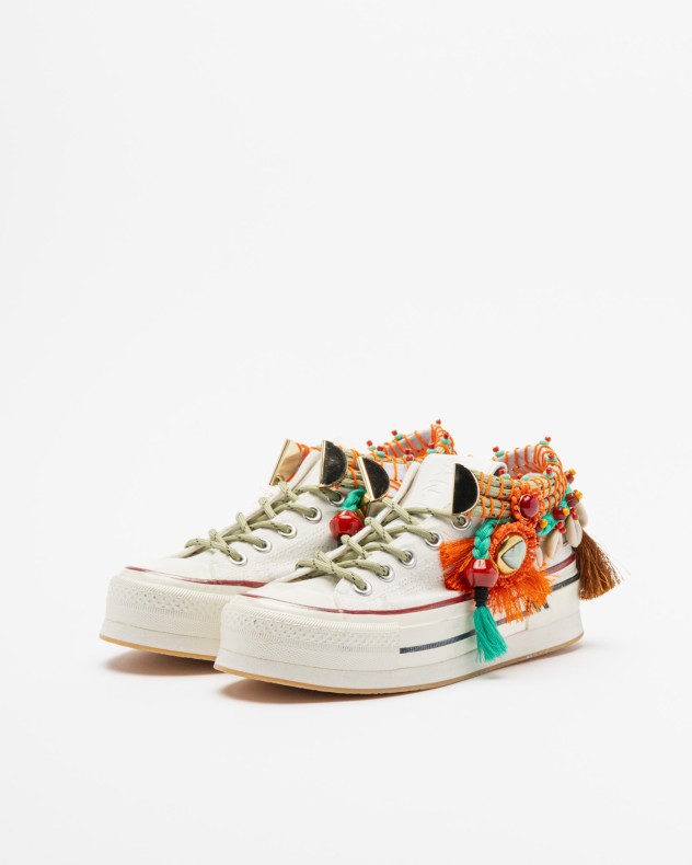 Sapatilhas de plataforma Nan-Ku Couture