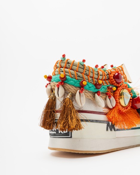 Sneakers con plateau Nan-Ku Couture