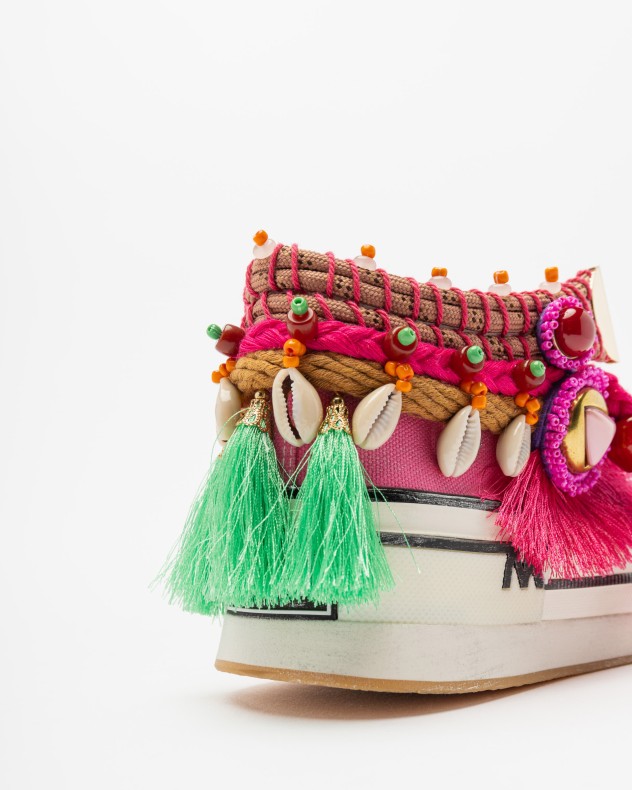 Sapatilhas de plataforma Nan-Ku Couture