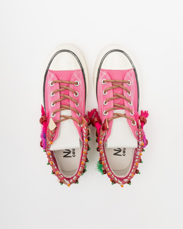 Sapatilhas de plataforma Nan-Ku Couture