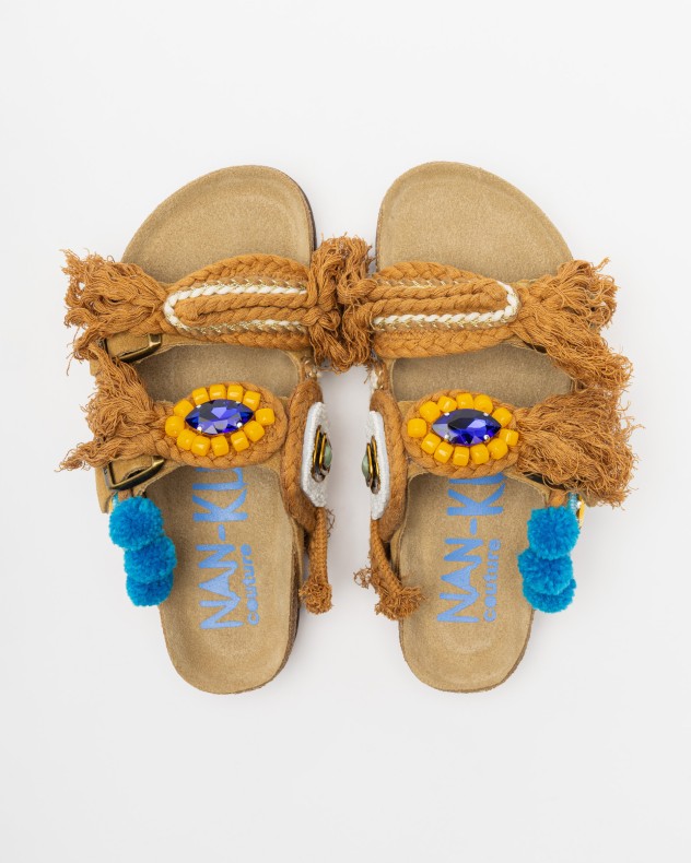 Platte sandalen Nan-Ku Couture