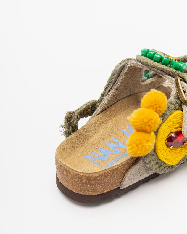 Platte sandalen Nan-Ku Couture