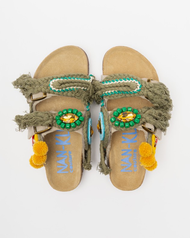Platte sandalen Nan-Ku Couture