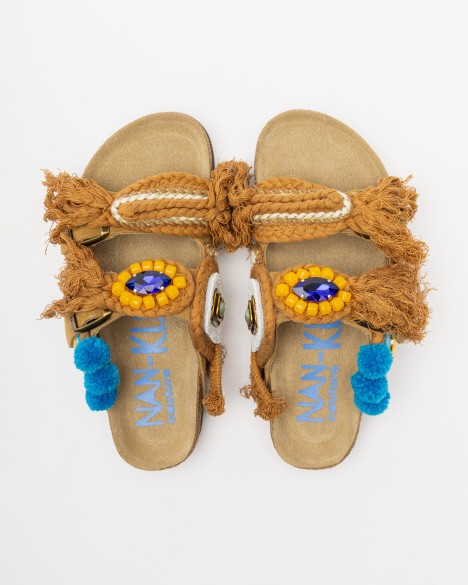 Flache Sandalen Nan-Ku Couture