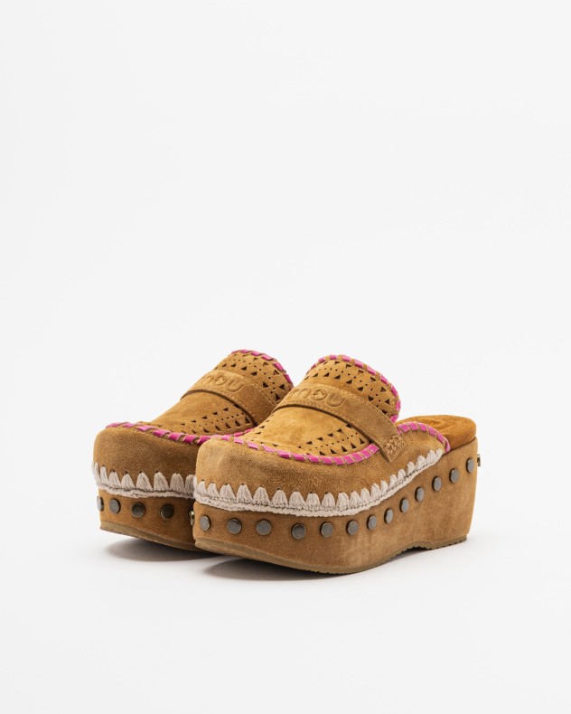 Sabots plateforme Mou