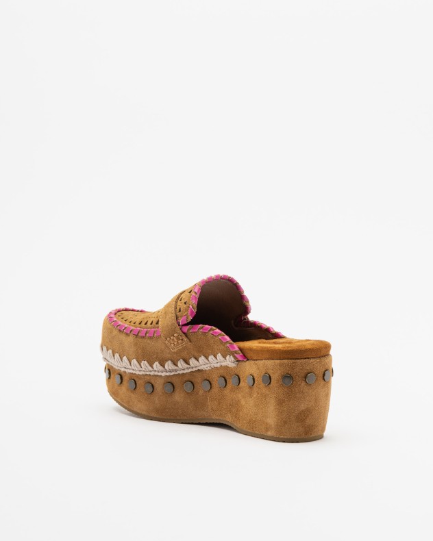 Sabots plateforme Mou
