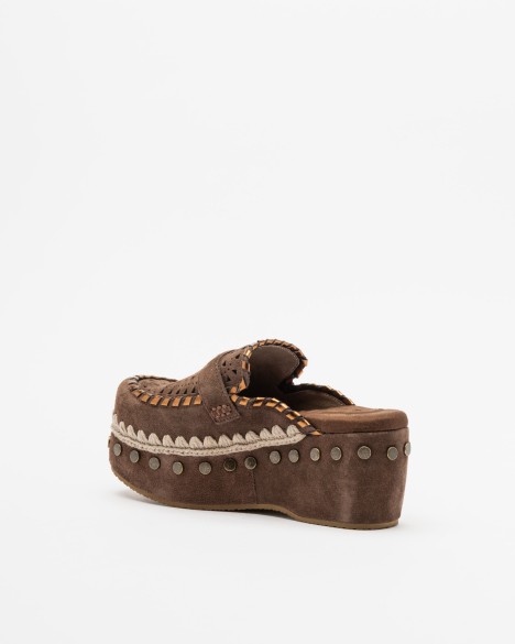 Zuecos plataforma Mou