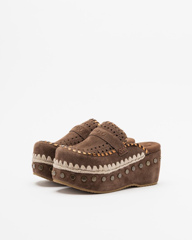 Sabots plateforme Mou