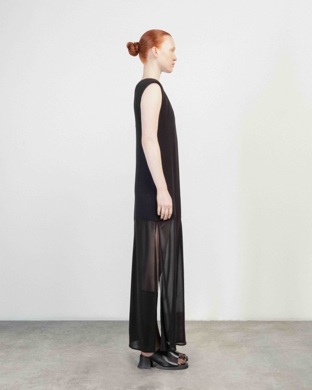 Vestido comprido Malloni