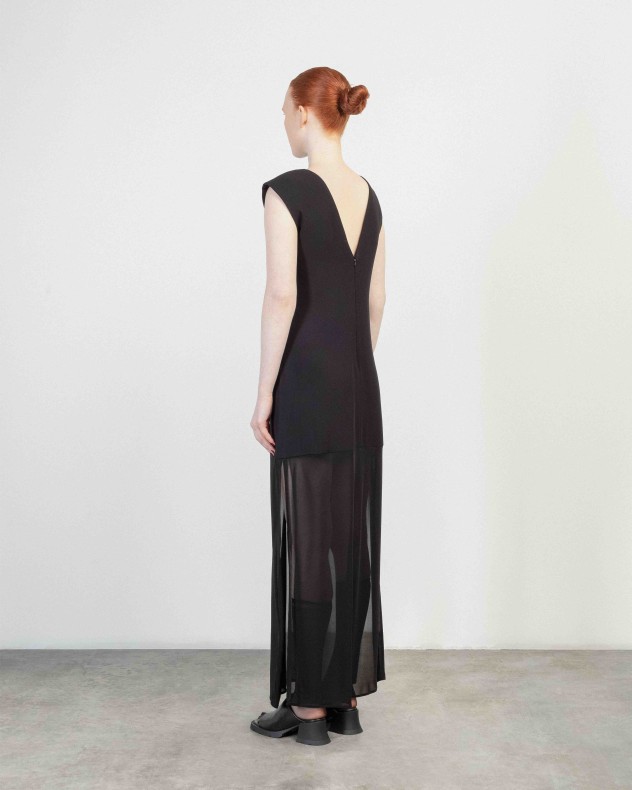 Vestido comprido Malloni