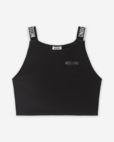 Top cropped Moschino Active