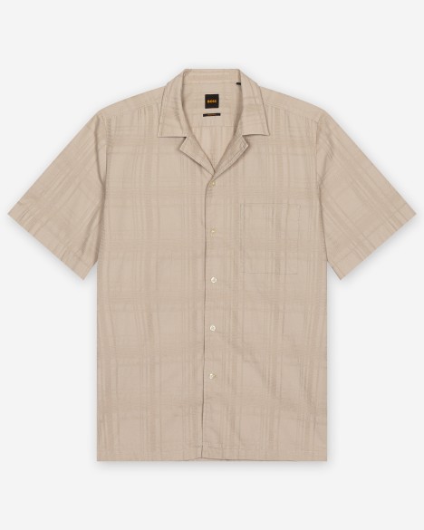 Overhemd met korte mouwen Boss