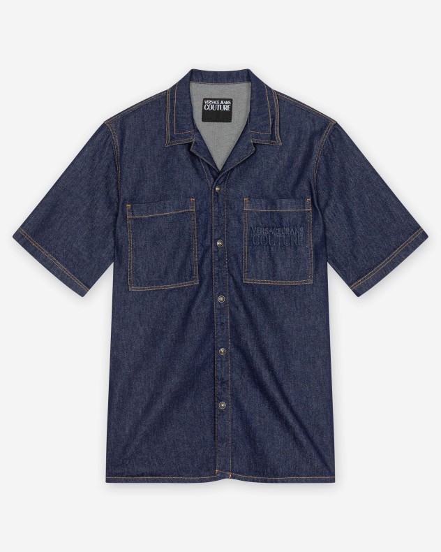 Overhemd met korte mouwen Versace Jeans Couture