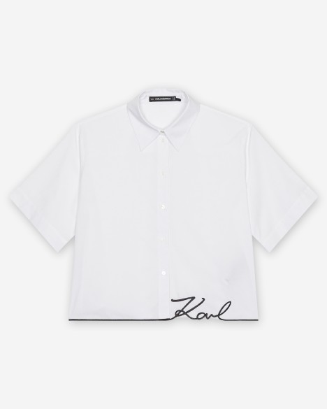 Overhemd met korte mouwen Karl Lagerfeld