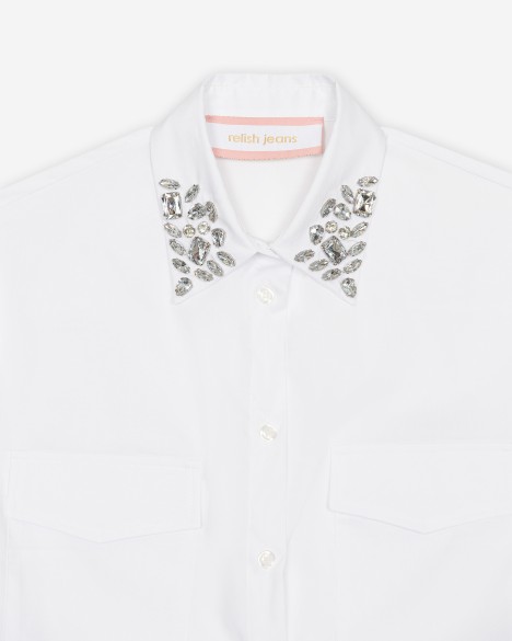 Camisa cropped Relish