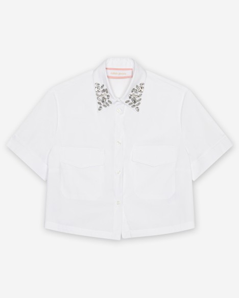Camisa cropped Relish