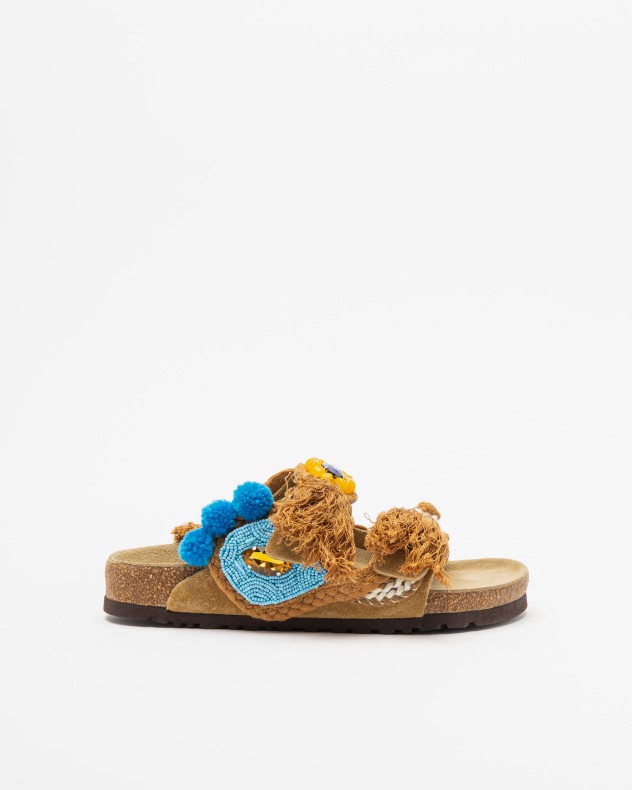 Platte sandalen Nan-Ku Couture