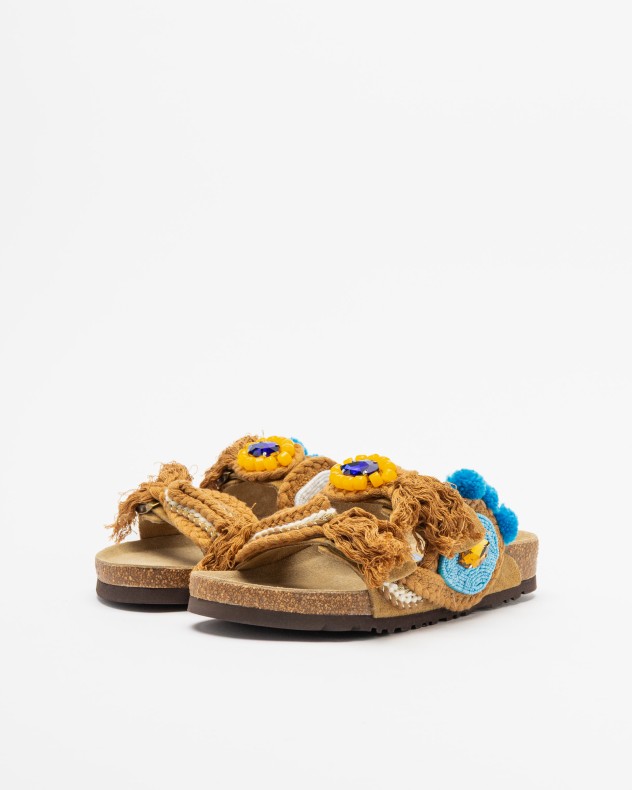 Platte sandalen Nan-Ku Couture