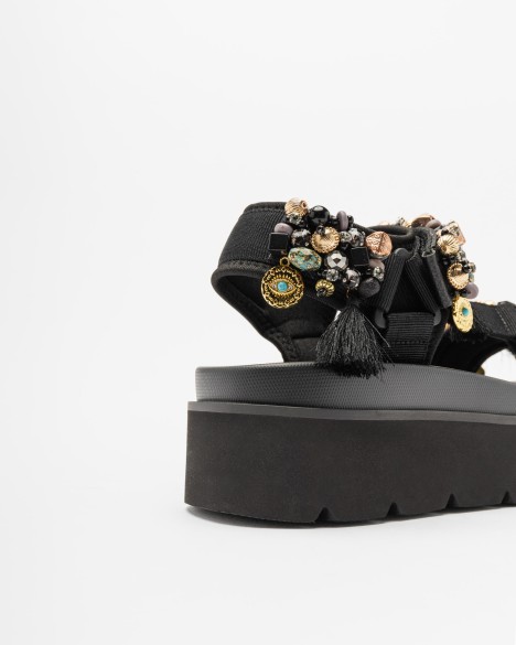 Sand�lias de plataforma Nan-Ku Couture