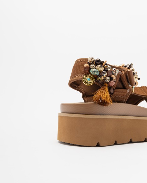 Sand�lias de plataforma Nan-Ku Couture