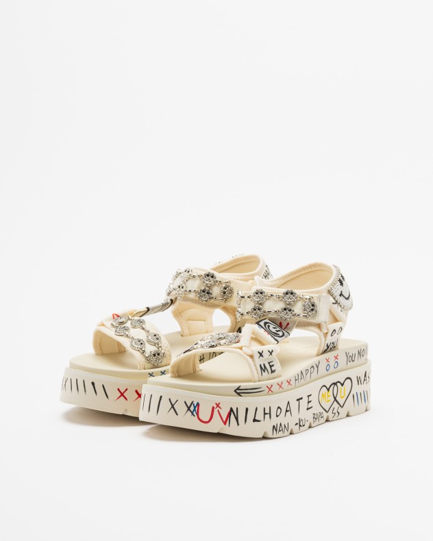 Sandalias de plataforma Nan-Ku Couture