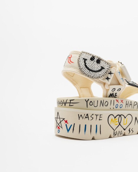 Sandalias de plataforma Nan-Ku Couture