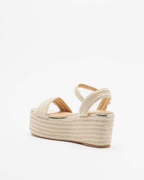 Plateausandalen Gloss