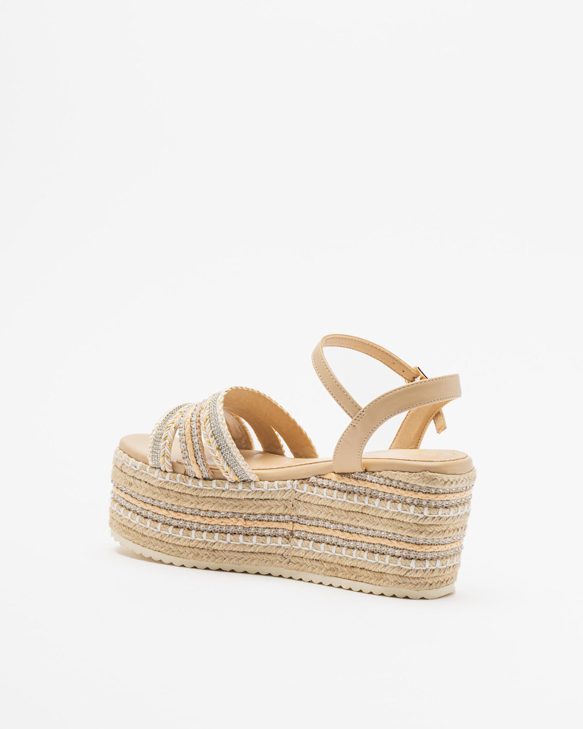 Sandali con plateau Gloss