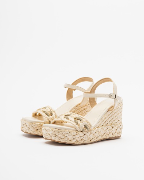 Sandalias con cu�a Gloss