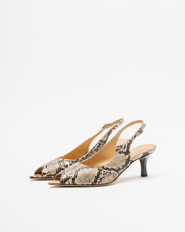 Open schoen aan de achterkant PROF