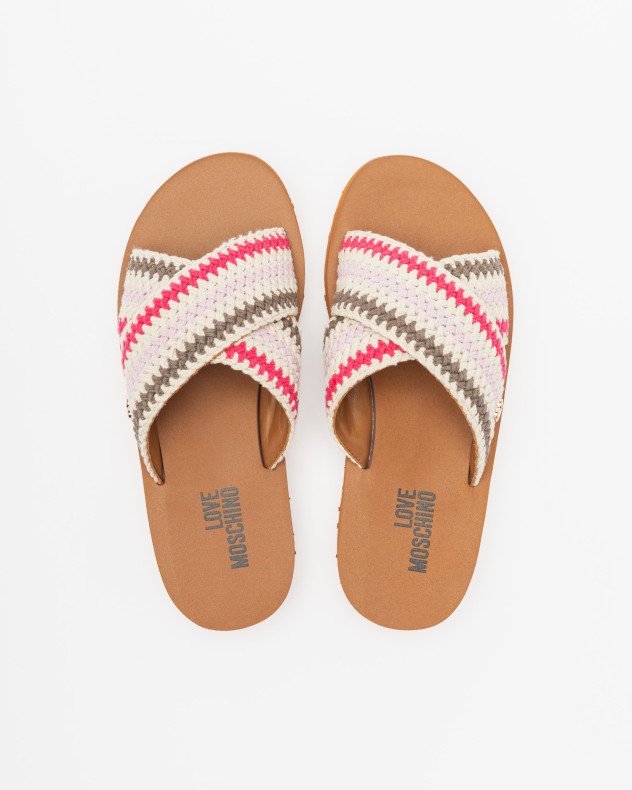 Platform slippers Love Moschino