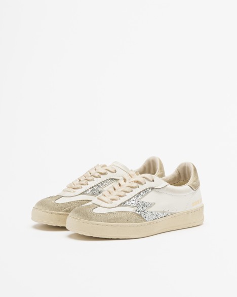 Baskettes blanches Moa