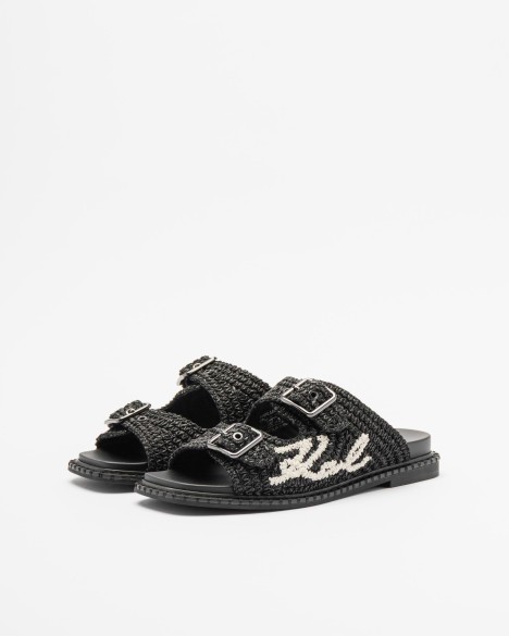 Sandales plates Karl Lagerfeld