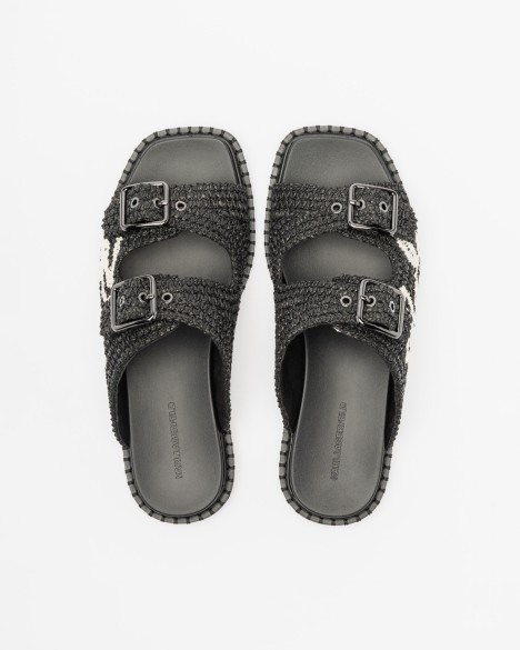 Sandales plates Karl Lagerfeld