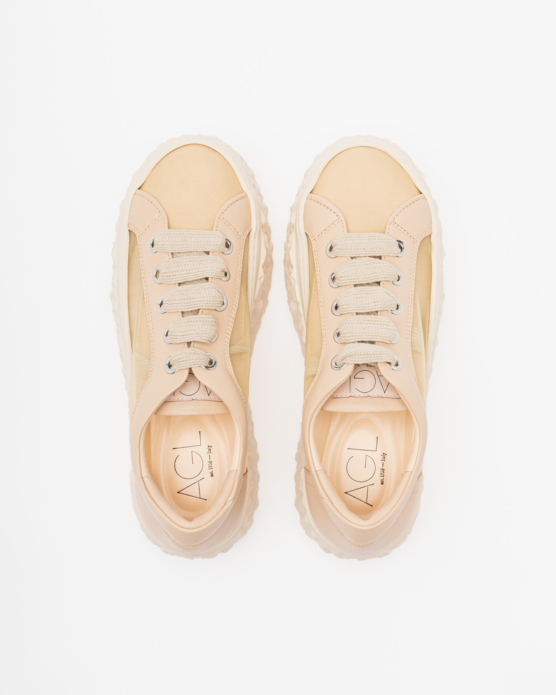 Sneakers con plateau AGL