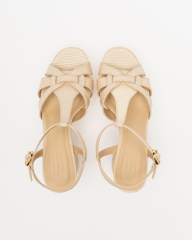 Sandalen met hoge hak PROF