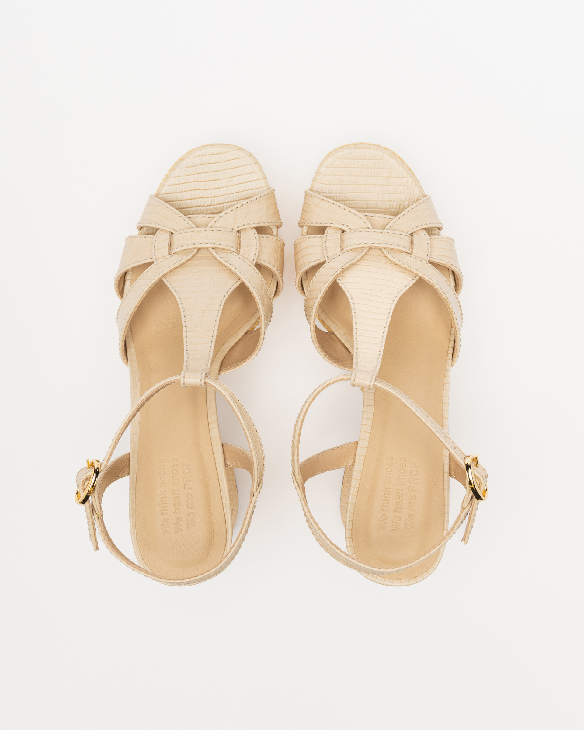 Sandalen met hoge hak PROF